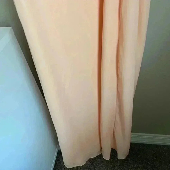 Fame and Partners Maxi Dress Peach Size 8 - Picture 12 of 14